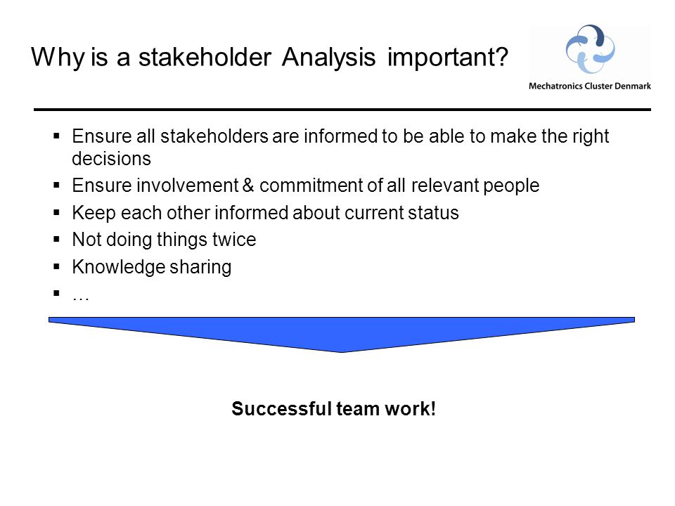 Why is a stakeholder Analysis important.