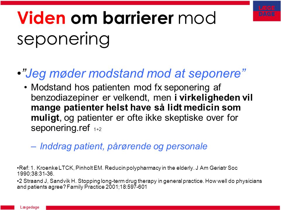 seponering seponering