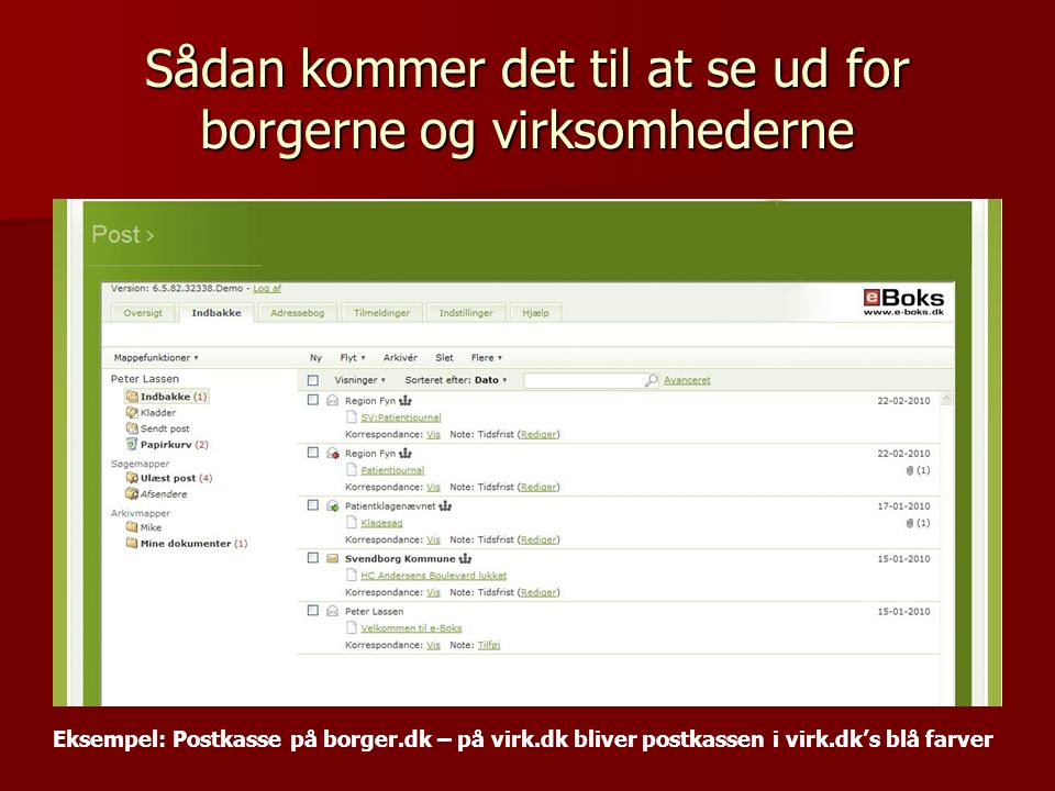 Introduktion digital post på borger.dk/Virk.dk. - ppt download