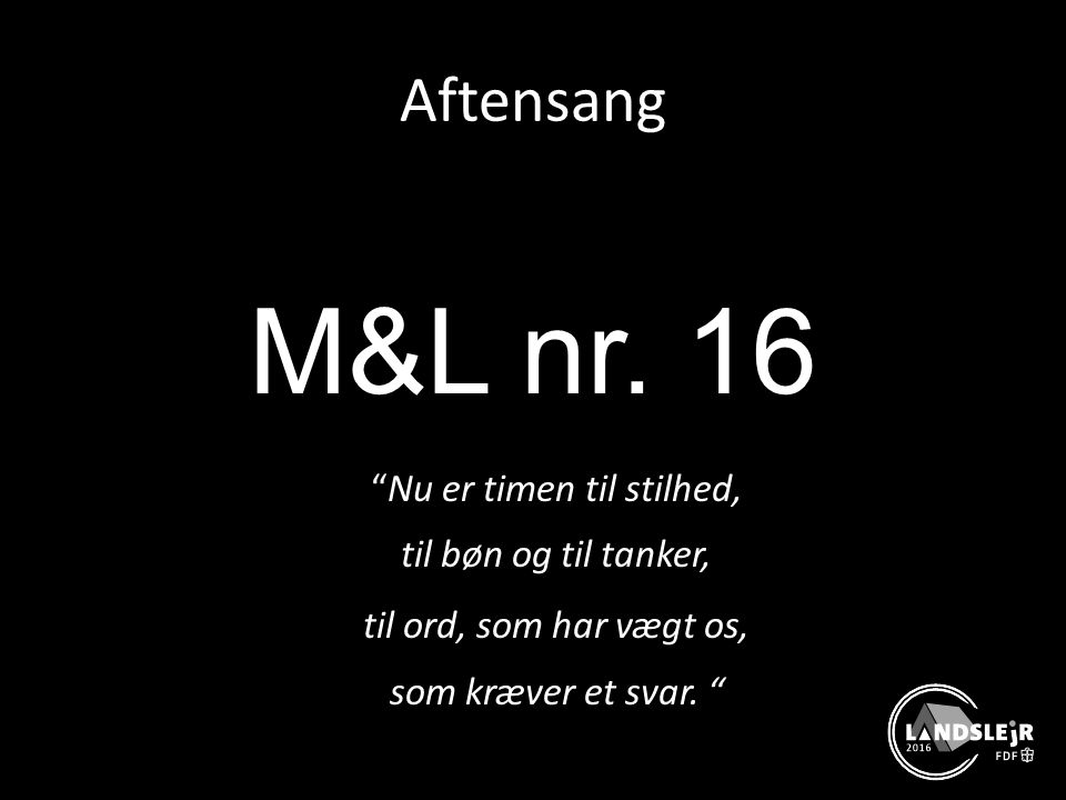 Aftensang M&L nr.