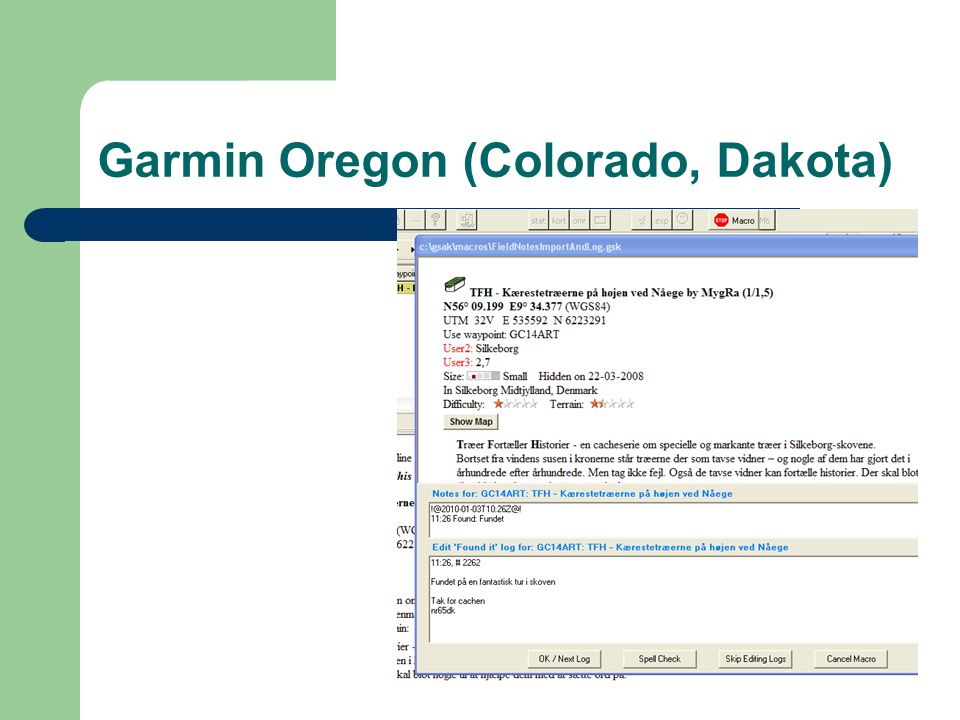 Garmin Oregon (Colorado, Dakota)