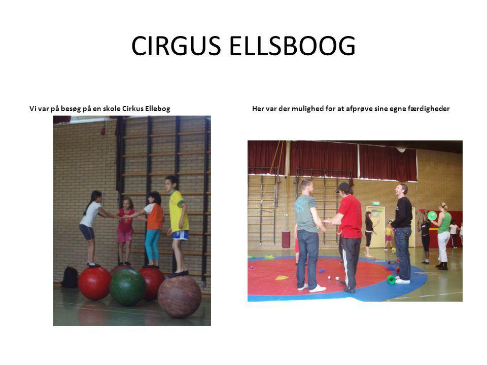 CIRGUS ELLSBOOG Vi var på besøg på en skole Cirkus EllebogHer var der mulighed for at afprøve sine egne færdigheder