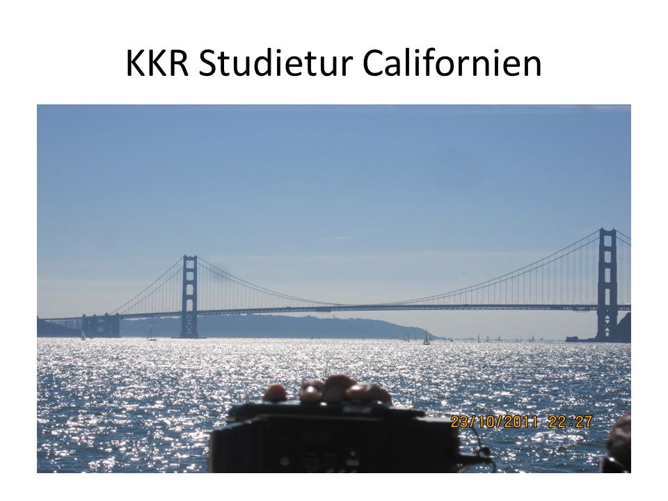 KKR Studietur Californien
