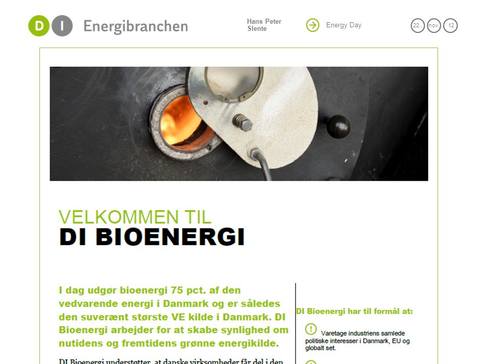 Energy Day 22..nov. 12 Hans Peter Slente