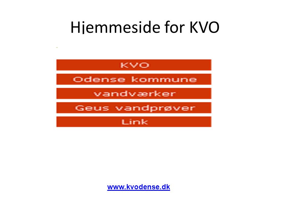 Hjemmeside for KVO
