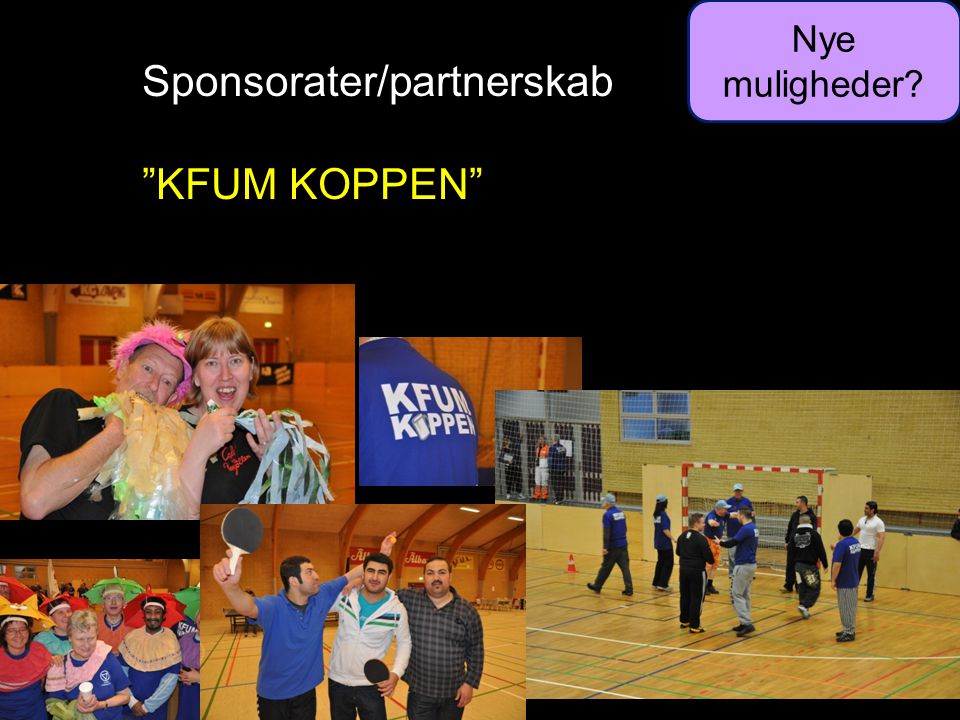 Sponsorater/partnerskab KFUM KOPPEN Nye muligheder