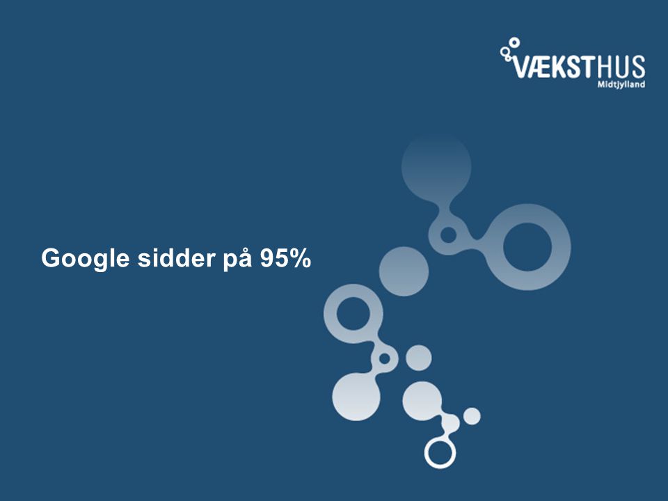 Google sidder på 95%