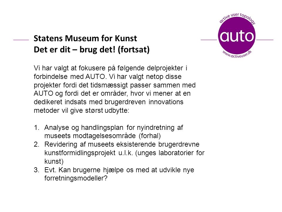 Statens Museum for Kunst Det er dit – brug det.