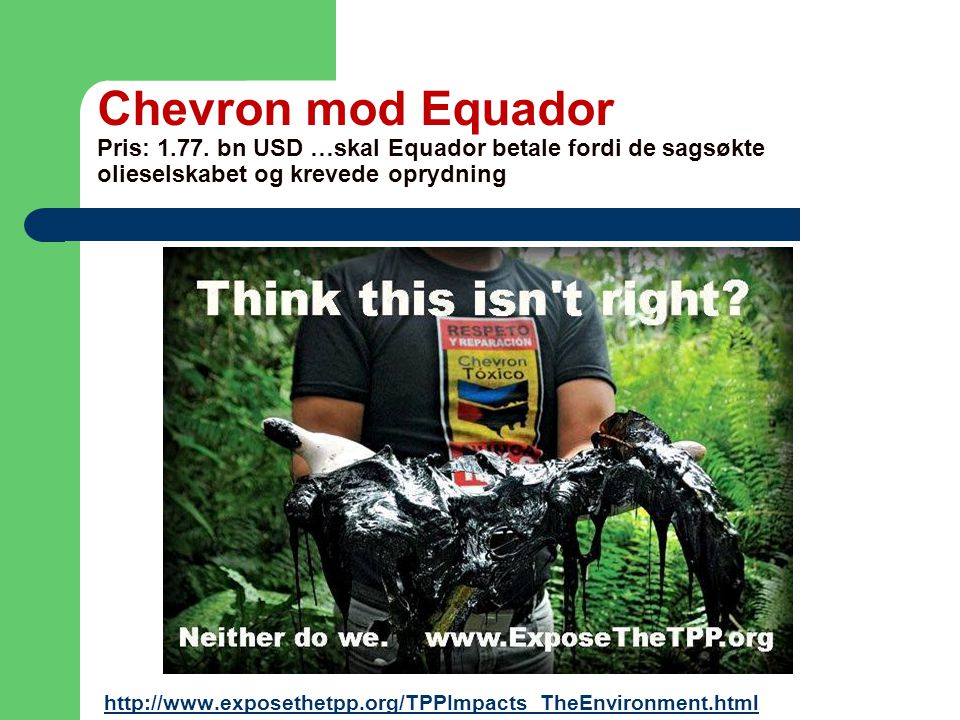 Chevron mod Equador Pris: 1.77.