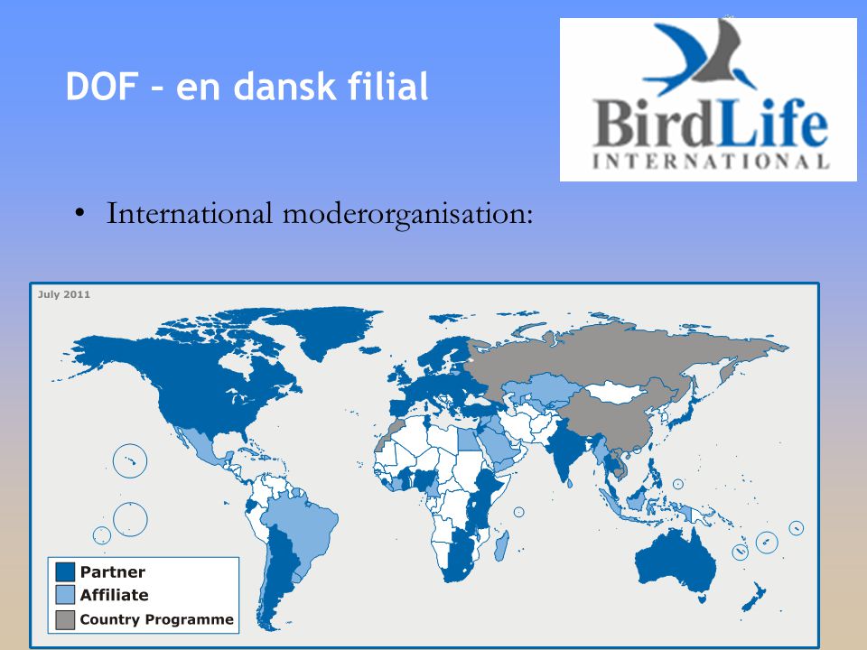 •International moderorganisation: DOF – en dansk filial