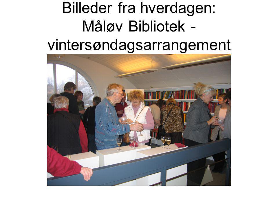 Billeder fra hverdagen: Måløv Bibliotek - vintersøndagsarrangement