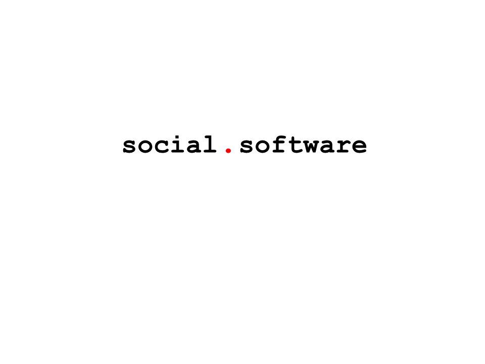 social. software