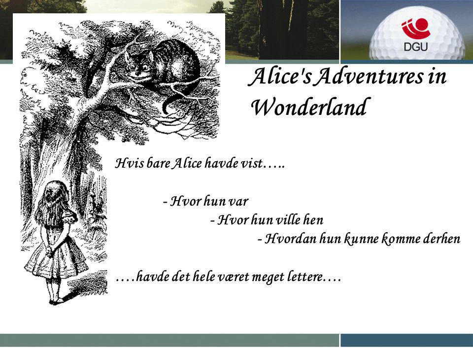 Alice s Adventures in Wonderland Hvis bare Alice havde vist…..