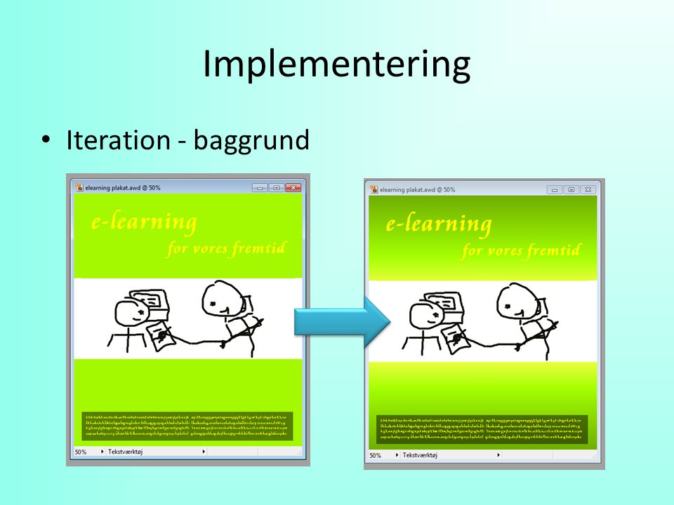 Implementering Iteration - baggrund