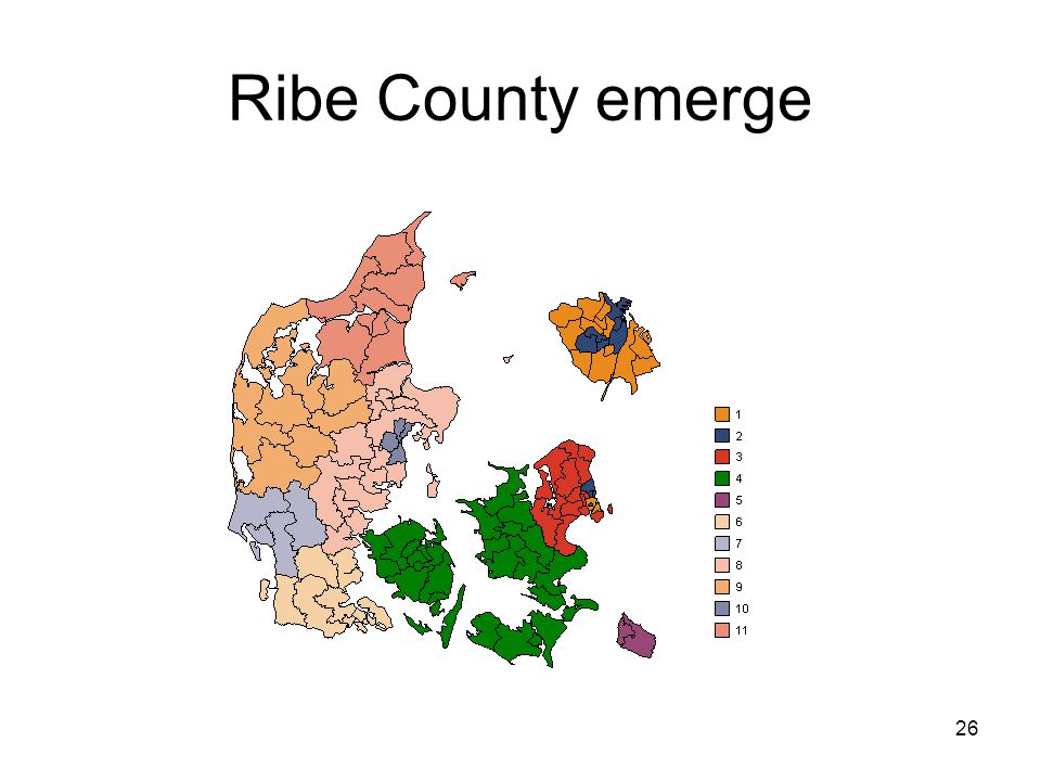 26 Ribe County emerge