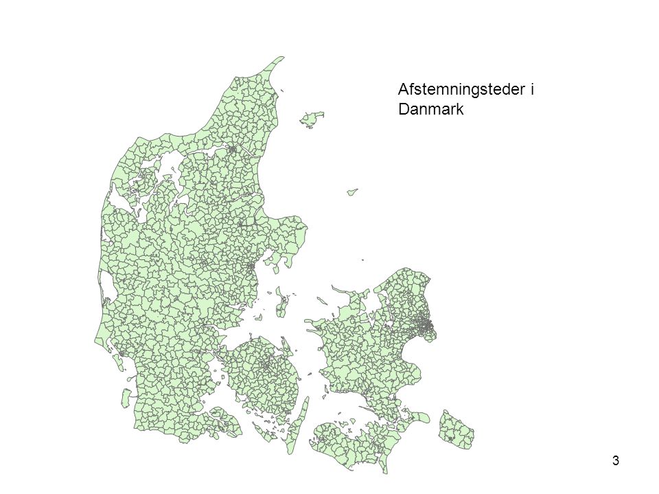 3 Afstemningsteder i Danmark