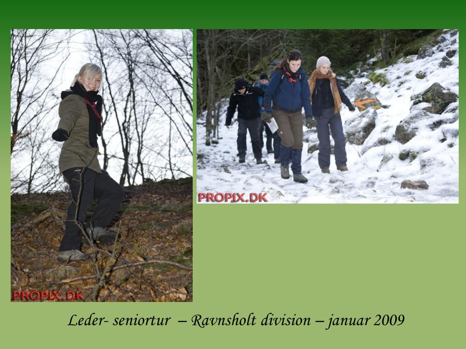 Leder- seniortur – Ravnsholt division – januar 2009